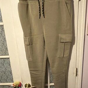 Hype Men's Beige Cargo Pants NWT